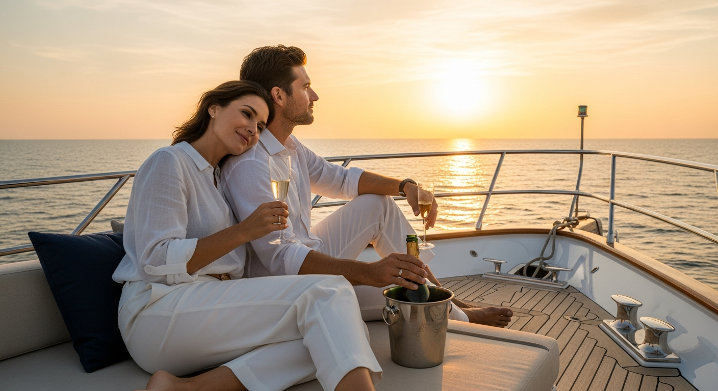 Luxury yacht lifestyle