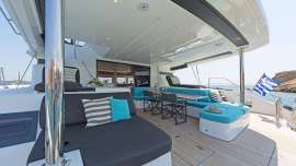 Luxury catamaran VERINA STAR for charter in Greece - Hellas Yachting