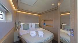 Luxury catamaran VERINA STAR for charter in Greece - Hellas Yachting