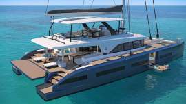 Luxury Catamaran IMLADRIS for charter in Greece - Hellas Yachting