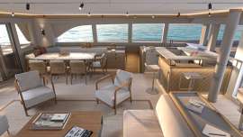 Luxury Catamaran IMLADRIS for charter in Greece - Hellas Yachting