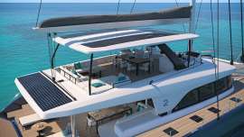 Luxury Catamaran IMLADRIS for charter in Greece - Hellas Yachting