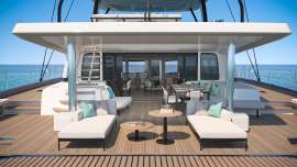 Luxury Catamaran IMLADRIS for charter in Greece - Hellas Yachting