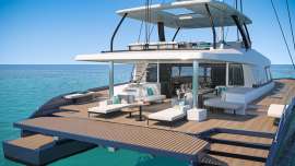 Luxury Catamaran IMLADRIS for charter in Greece - Hellas Yachting