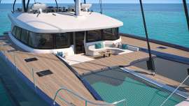 Luxury Catamaran IMLADRIS for charter in Greece - Hellas Yachting